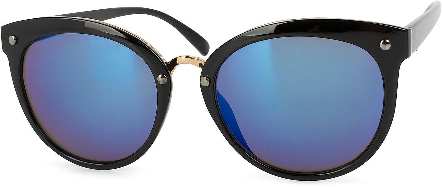 styleBREAKER Sonnenbrille Cat Eye Sonnenbrille Material-Mix-Rahmen günstig online kaufen
