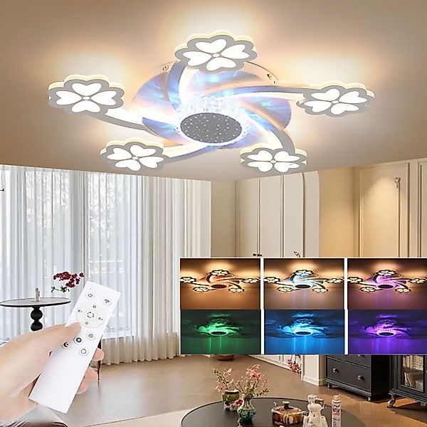 oyajia LED Deckenleuchte 54W Deckenleuchte mit günstig online kaufen