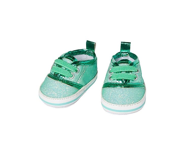 Heless Puppenkleidung Glitzer Sneaker mint Größe 38-45cm günstig online kaufen