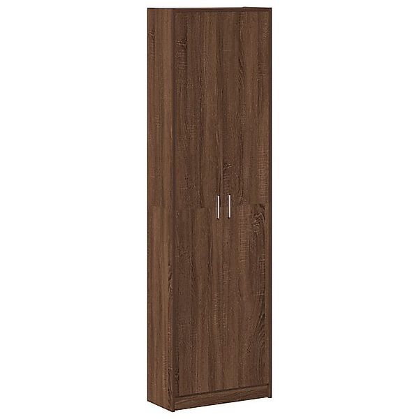 vidaXL Kleiderschrank Kleiderschrank Braun Eiche 55x25x189 cm Holzwerkstoff günstig online kaufen