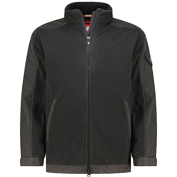 Wellensteyn Fleecejacke "Jet Jacket" im Materialmix Farbe schwarz Größe: 3X günstig online kaufen