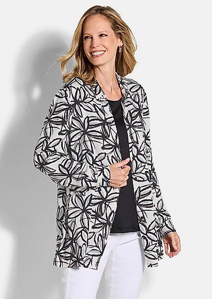 GOLDNER Hemdbluse Hemdbluse mit Blumenprint Viskosebluse mit Hemdkragen, Kn günstig online kaufen