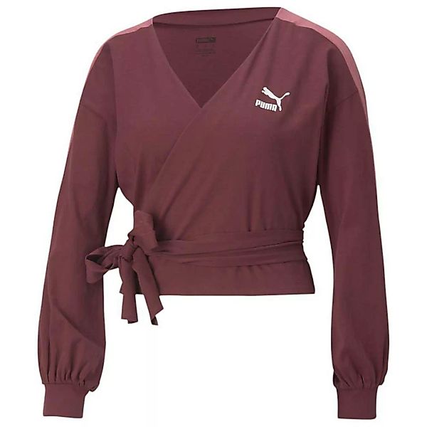 Puma Select Classics Wrap Langarm-t-shirt M Burgundy günstig online kaufen