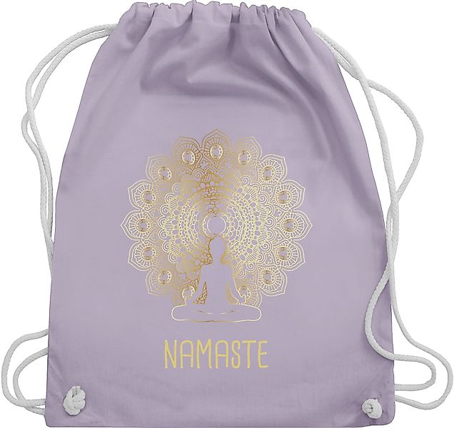 Shirtracer Turnbeutel Namaste Yoga Chakra Mandala, günstig online kaufen