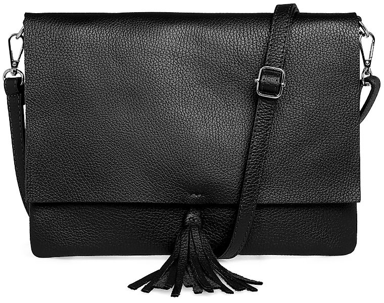 Caspar Umhängetasche xl Clutch Leder Damen günstig online kaufen