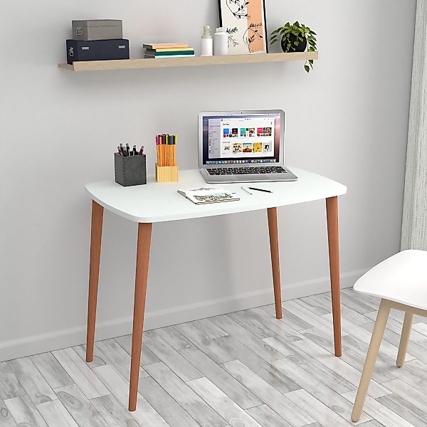 gowoll Schreibtisch 90x60x70 cm Esstisch Natürlich günstig online kaufen