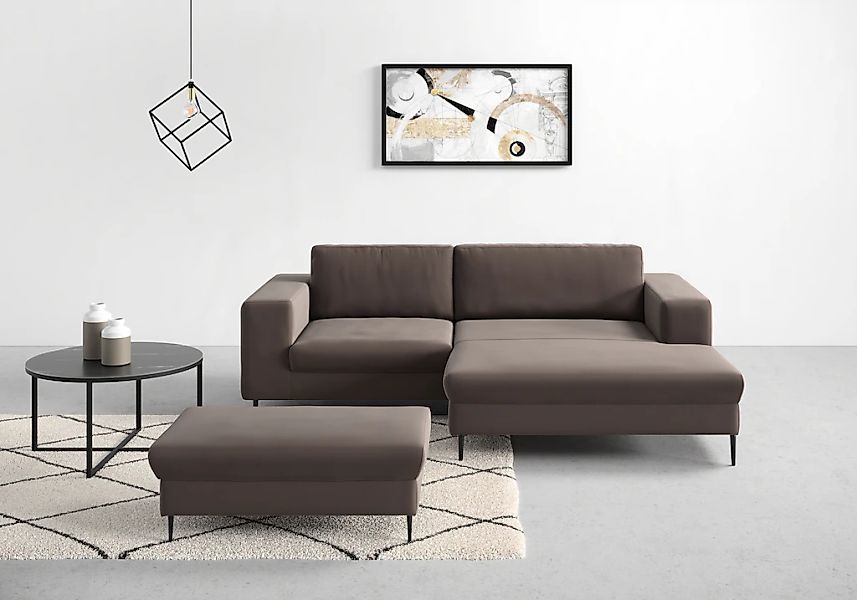 DOMO collection Ecksofa "Modica kompakt und elegant, Breite 244, L-Form", m günstig online kaufen