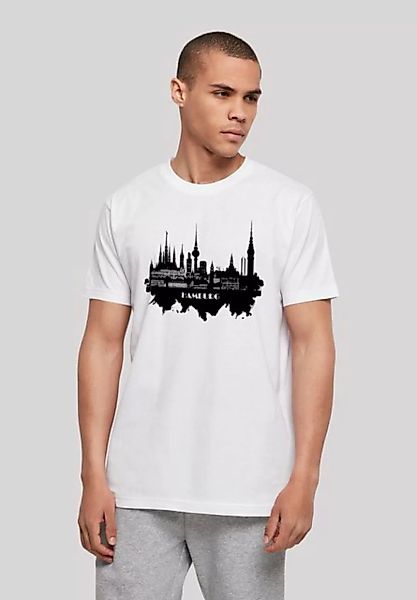 F4NT4STIC T-Shirt Cities Collection - Hamburg skyline Print günstig online kaufen