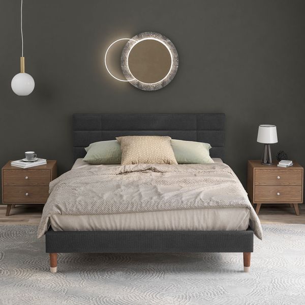 Merax Polsterbett, Doppelbett 140x200 cm,Ehebett mit günstig online kaufen