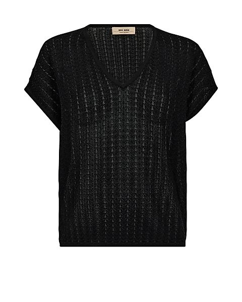 Mos Mosh Rundhalspullover MMShani Plain V-neck günstig online kaufen