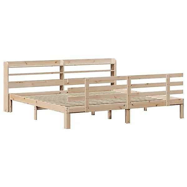 vidaXL Bettgestell mit Kopfteil ohne Matratze 200x200 cm 3306861 günstig online kaufen
