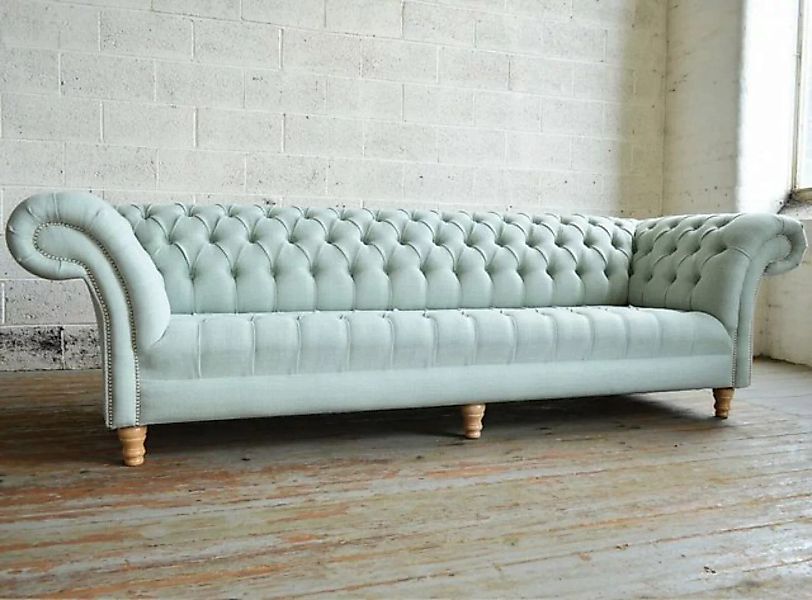 JVmoebel Sofa Luxus grüner Viersitzer Chesterfield Design Polster Sofa Neu, günstig online kaufen