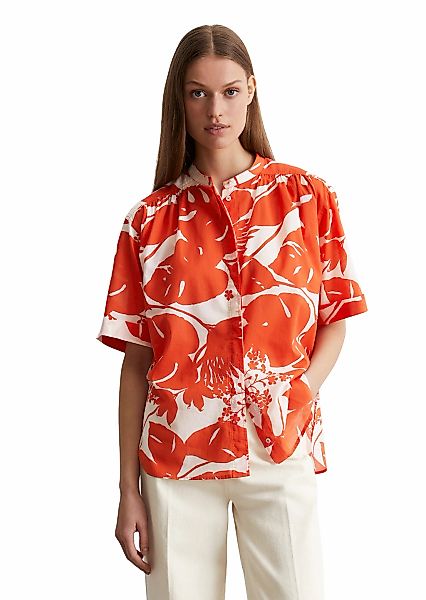 Marc OPolo Kurzarmbluse "aus Silky-Touch-Voile" günstig online kaufen