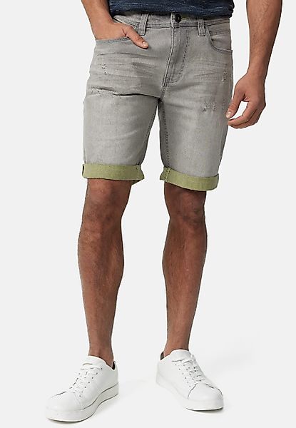 Indicode Jeansshorts INZalento aus elastischer Baumwoll-Qualität günstig online kaufen