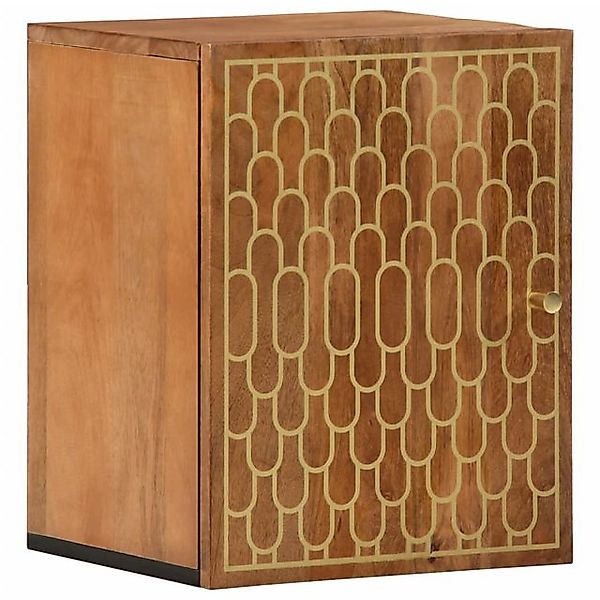 vidaXL Badezimmerspiegelschrank Bad-Wandschrank 38x33x48 cm Massivholz (1-S günstig online kaufen