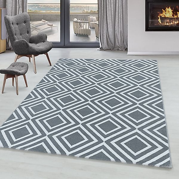 SIMPEX24 Designteppich Geometrisch Design, Läufer, Höhe: günstig online kaufen