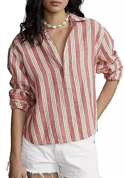 Polo Ralph Lauren Leinenhemd Leinenbluse Vokuhila-Hemd günstig online kaufen