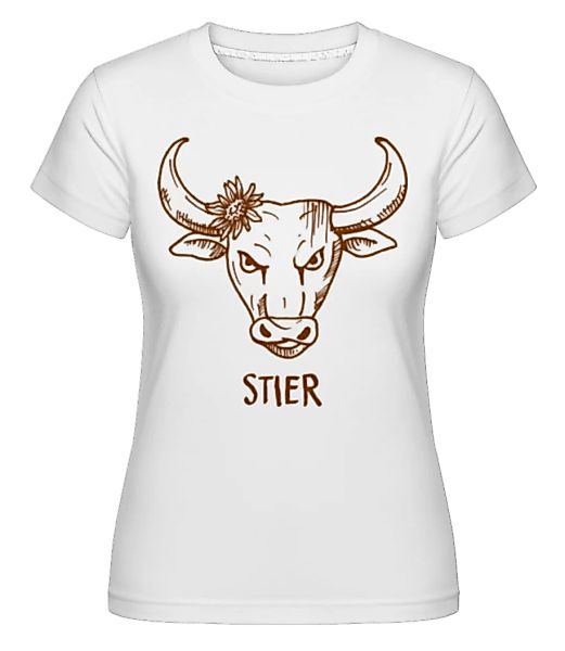 Kritzel Stil Sternzeichen Stier · Shirtinator Frauen T-Shirt günstig online kaufen