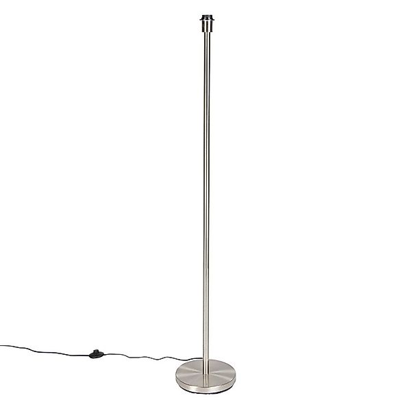Qazqa Stehlampe Simplo, ohne Leuchtmittel, E27, günstig online kaufen