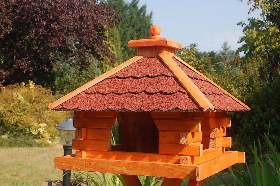 DSH DEKO SHOP HANNUSCH Vogelhaus Futterhaus / Vogelhaus mit Bitumenschindel günstig online kaufen