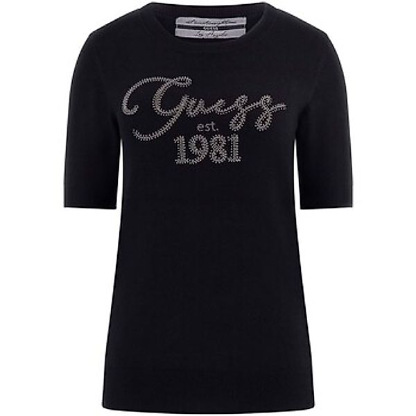 Guess  T-Shirts & Poloshirts Paloma Logo Rn Ss Swtr günstig online kaufen