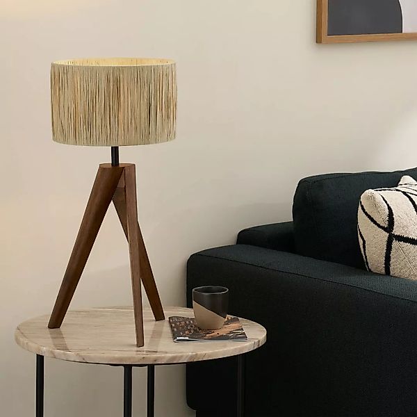 Cruz Lampenschirm (o 25 cm), Raffia - MADE.com günstig online kaufen
