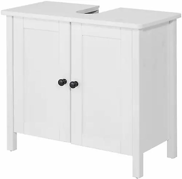 welltime Waschbeckenunterschrank "Sylt" Badmöbel im Landhaus-Stil, Breite 6 günstig online kaufen