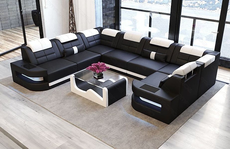 Sofa Dreams Wohnlandschaft Ledersofa Como U günstig online kaufen