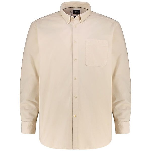 camel active Freizeithemd aus Stretch-Cord Farbe beige Größe: 5XL günstig online kaufen