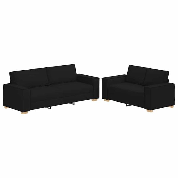 vidaXL Sofa 2-tlg. Sofagarnitur mit Kissen günstig online kaufen