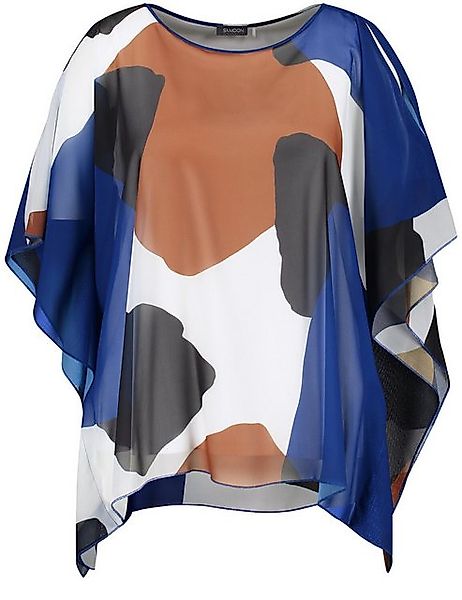 Samoon Sweatshirt Oversized-Blusenshirt im Lagen-Look günstig online kaufen
