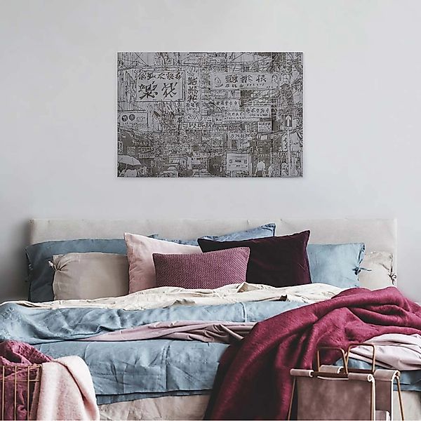 A.S. Création Leinwandbild "downtown" Kunst  Modern 1 Stk. tlg. Keilrahmen günstig online kaufen