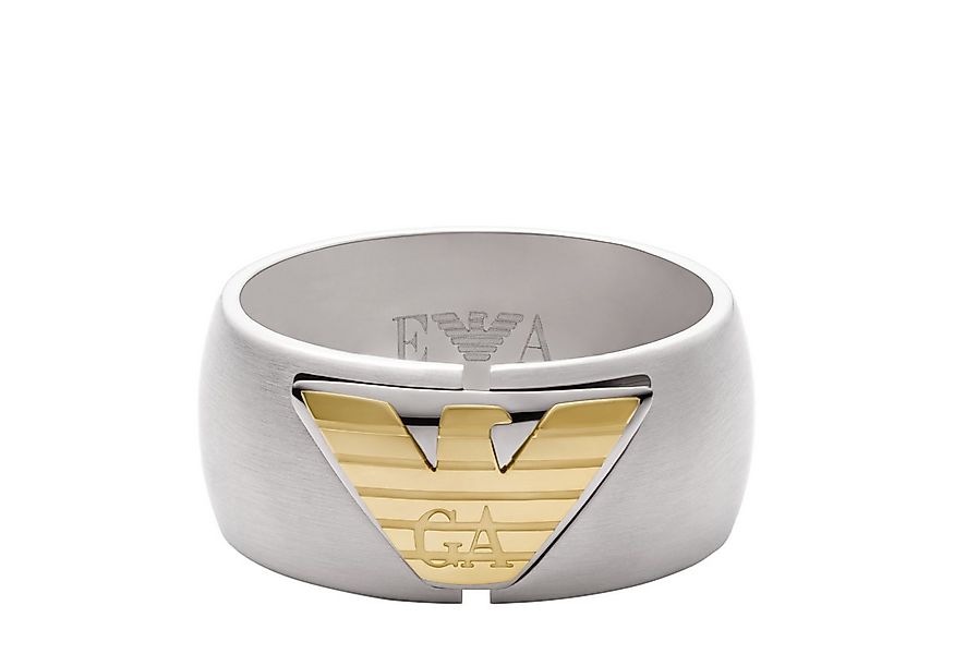 Emporio Armani Fingerring Schmuck Geschenk Edelstahl EAGLE LOGO günstig online kaufen