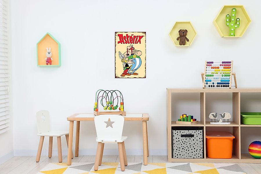 LuckyLinde Metallbild "Asterix und Obelix", Cartoon-Comic-Fantasy-Figuren-F günstig online kaufen