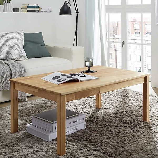 Massivholztisch Wohnzimmer aus Wildeiche Massivholz geölt günstig online kaufen