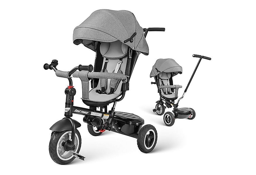 besrey Dreirad Dreirad 7-in-1 Kinderdreirad mit 360° Sitz und Räder aus Gum günstig online kaufen