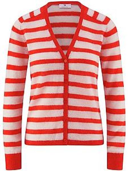 Strickjacke Peter Hahn rot günstig online kaufen