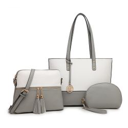 Miss Lulu Handtasche Damen 3-in-1 Handtaschen-Set günstig online kaufen