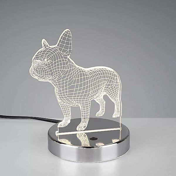 home24 LED-Tischleuchte Dog günstig online kaufen