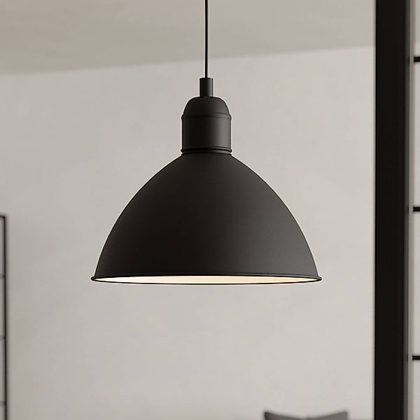 Vintage-Pendelleuchte Priddy, einflammig, schwarz günstig online kaufen