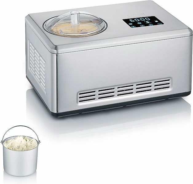 Severin Eismaschine "EZ 7405" 2 l 180 W 2l Kapazität, Aktivkühlung durch Ko günstig online kaufen