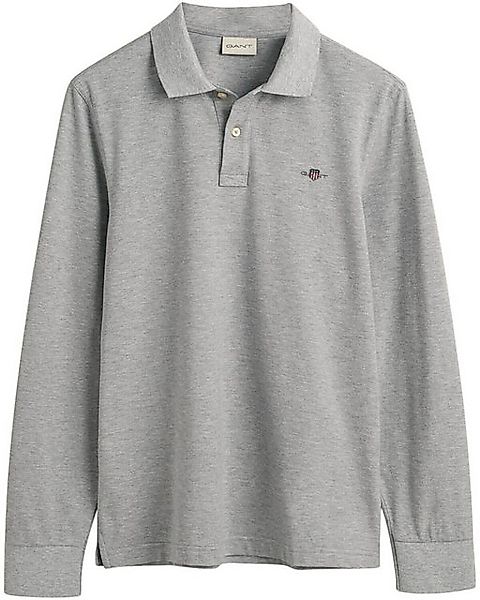 Gant Poloshirt REG SHIELD LS PIQUE RUGGER mit Logotickerei auf der Brust günstig online kaufen