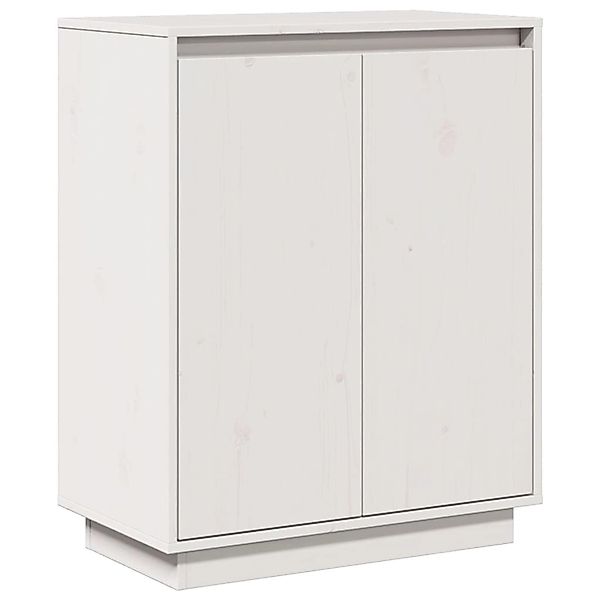 vidaXL Sideboard Weiß 60x34x75 cm Massivholz Kiefer 813346 günstig online kaufen