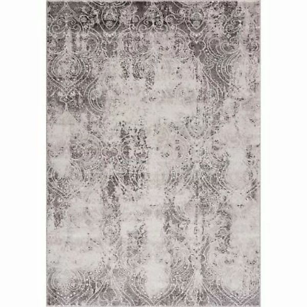 carpet city® Teppich Kurzflor Modern in Grau - Ornament - Wohnzimmer, Schla günstig online kaufen