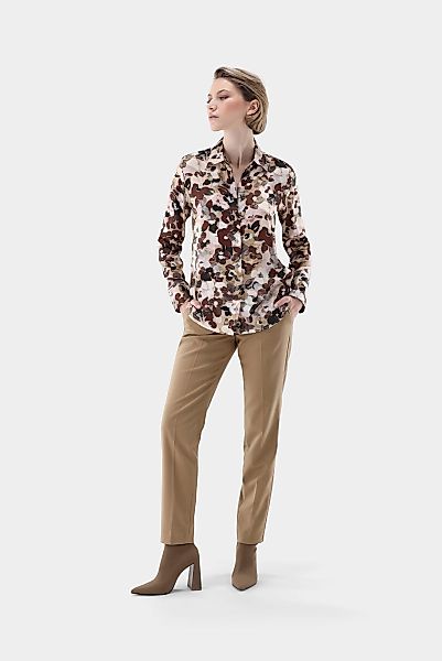 Taillierte Bluse mit Print günstig online kaufen