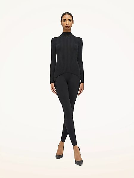 Wolford - Cashmere Top Long Sleeves, Frau, black, Größe: M günstig online kaufen