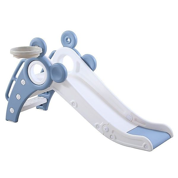 OUNUO Rutsche Faltbare Kinderrutsche mit Basketballkorb für 1-3 Jahre günstig online kaufen