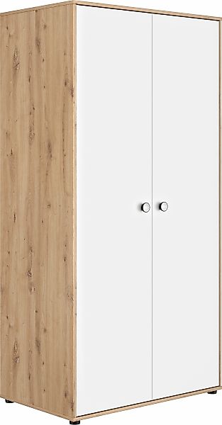 Galipette Kleiderschrank "Arthur" mit 2 Einlegeböden und Kleiderstange günstig online kaufen