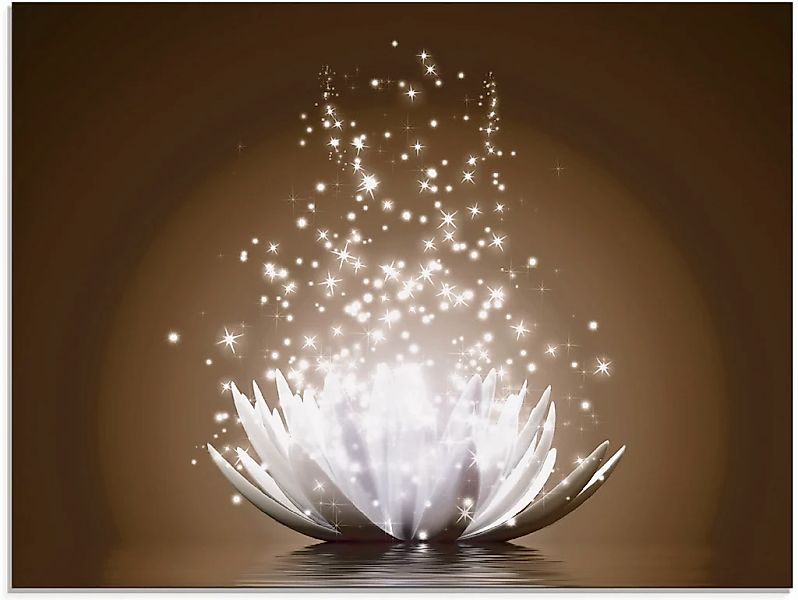Artland Glasbild »Magie der Lotus-Blume«, Blumen, (1 St.), in verschiedenen günstig online kaufen