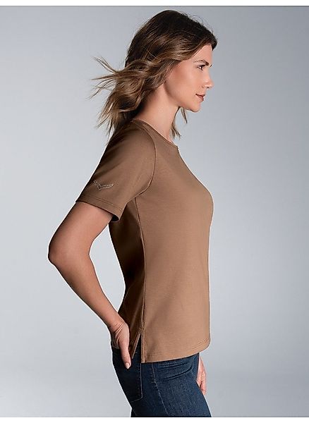 Trigema T-Shirt TRIGEMA T-Shirt DELUXE Baumwolle günstig online kaufen